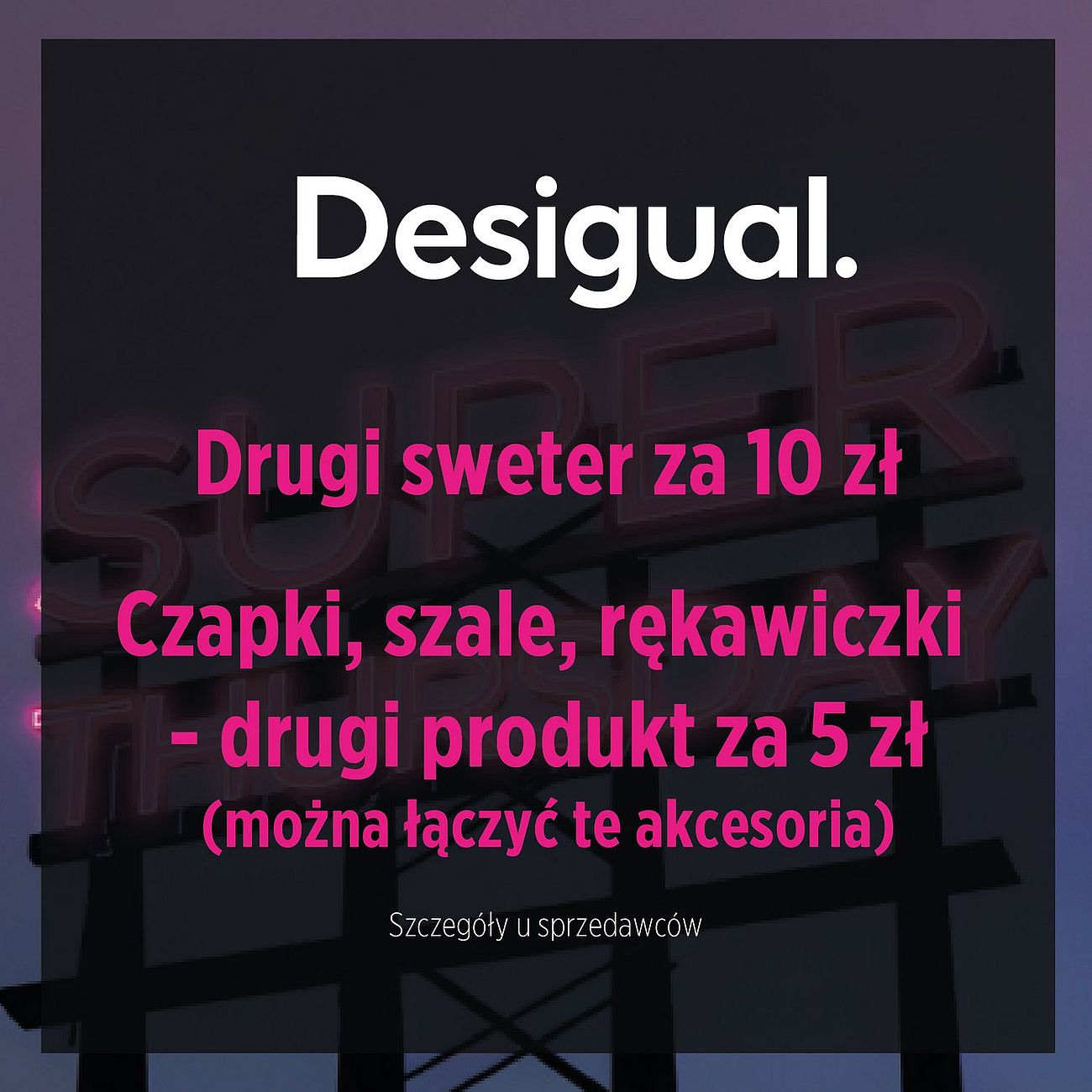 Szczegóły oferty na super czwartek