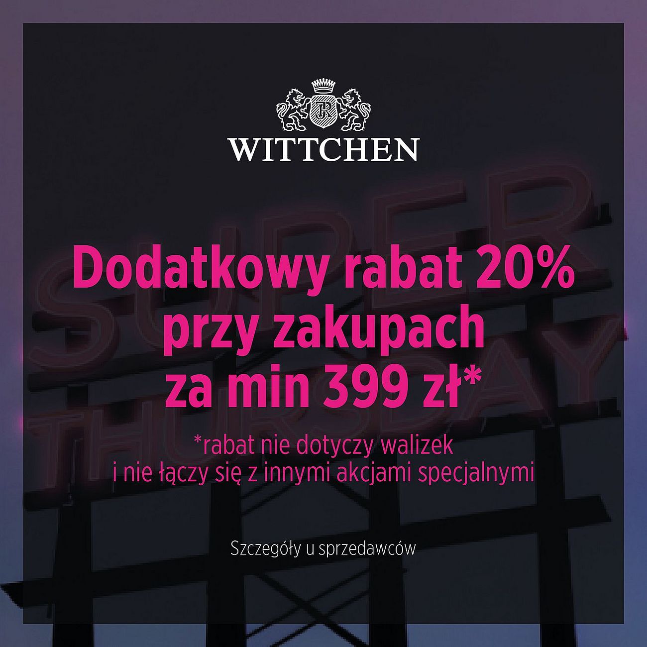 Szczegóły oferty na super czwartek