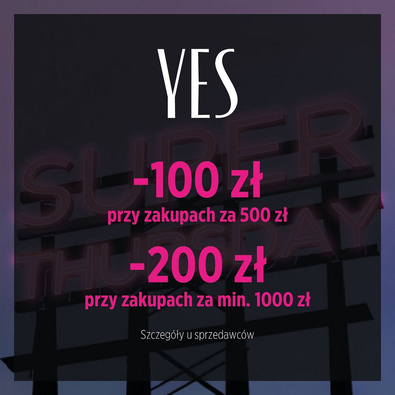 Szczegóły oferty na super czwartek