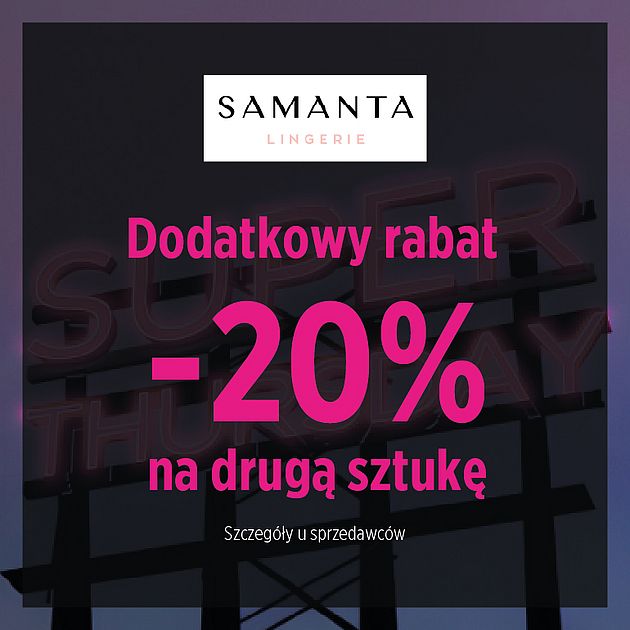 Szczegóły oferty na super czwartek