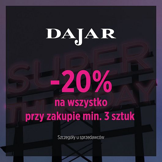 Szczegóły oferty na super czwartek