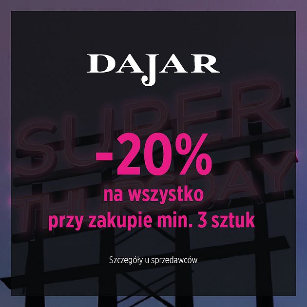 Szczegóły oferty na super czwartek