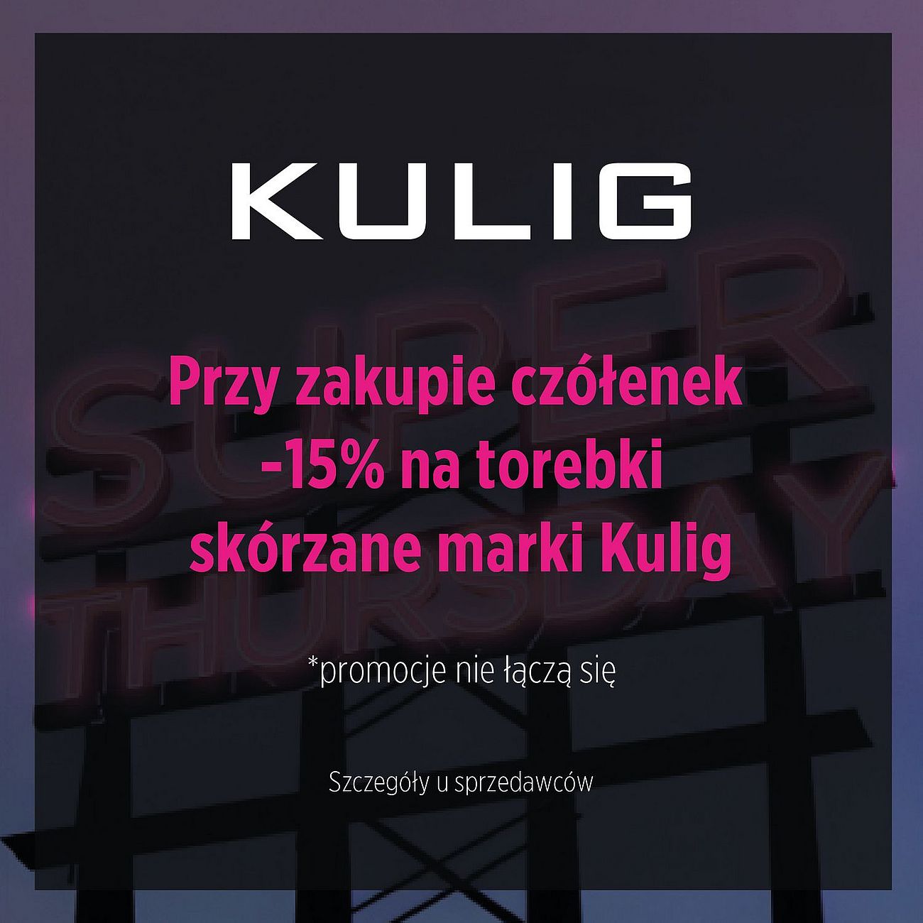 Szczegóły oferty na super czwartek