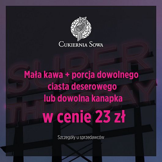 Szczegóły oferty na super czwartek