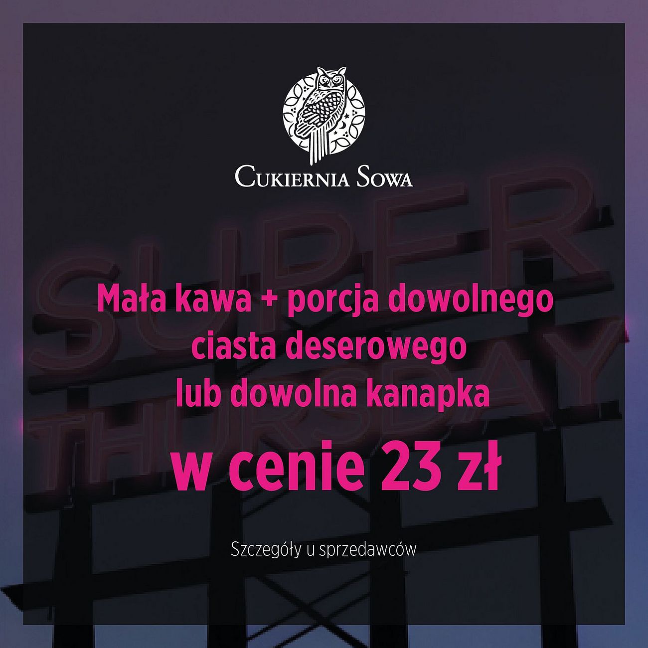 Szczegóły oferty na super czwartek