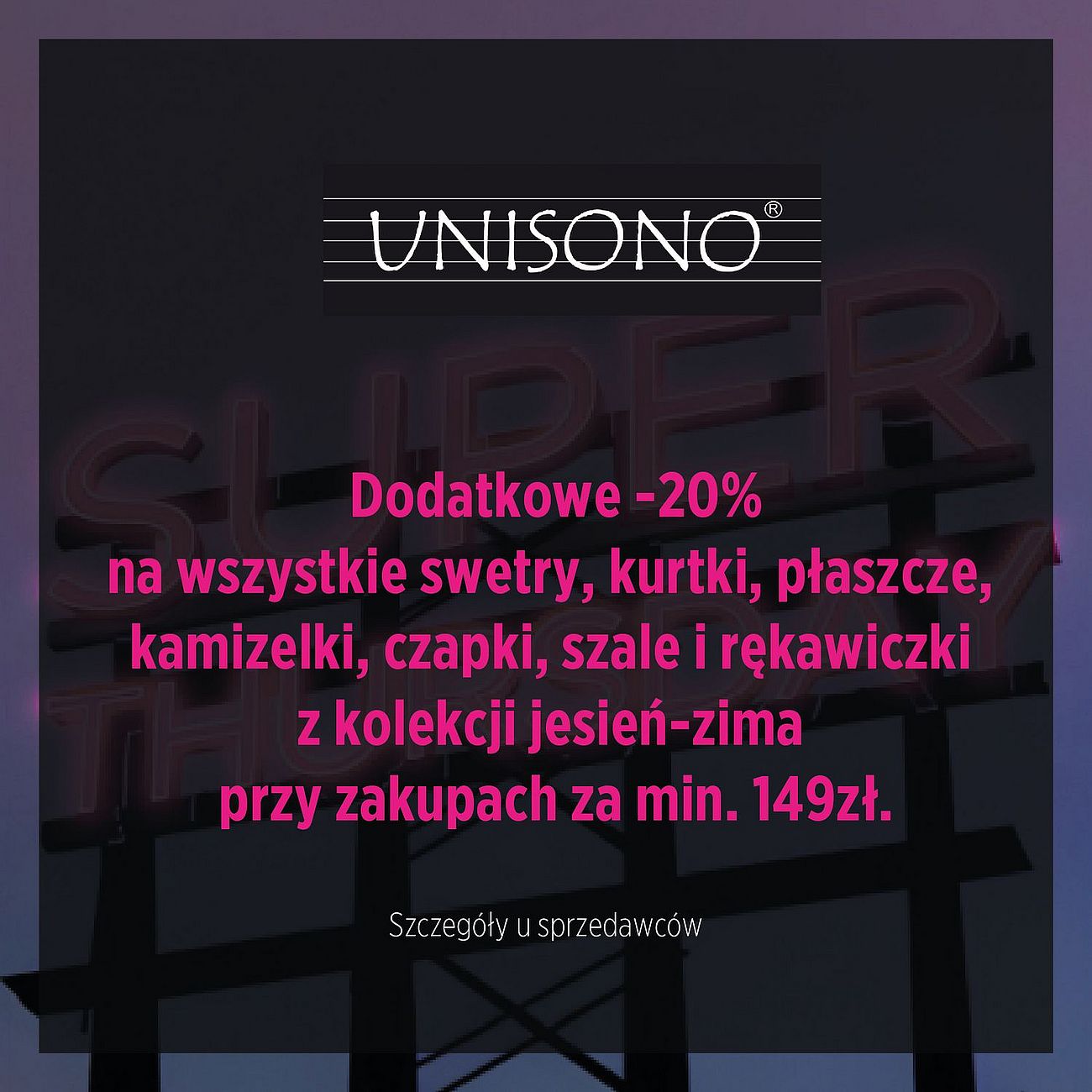 Szczegóły oferty na super czwartek