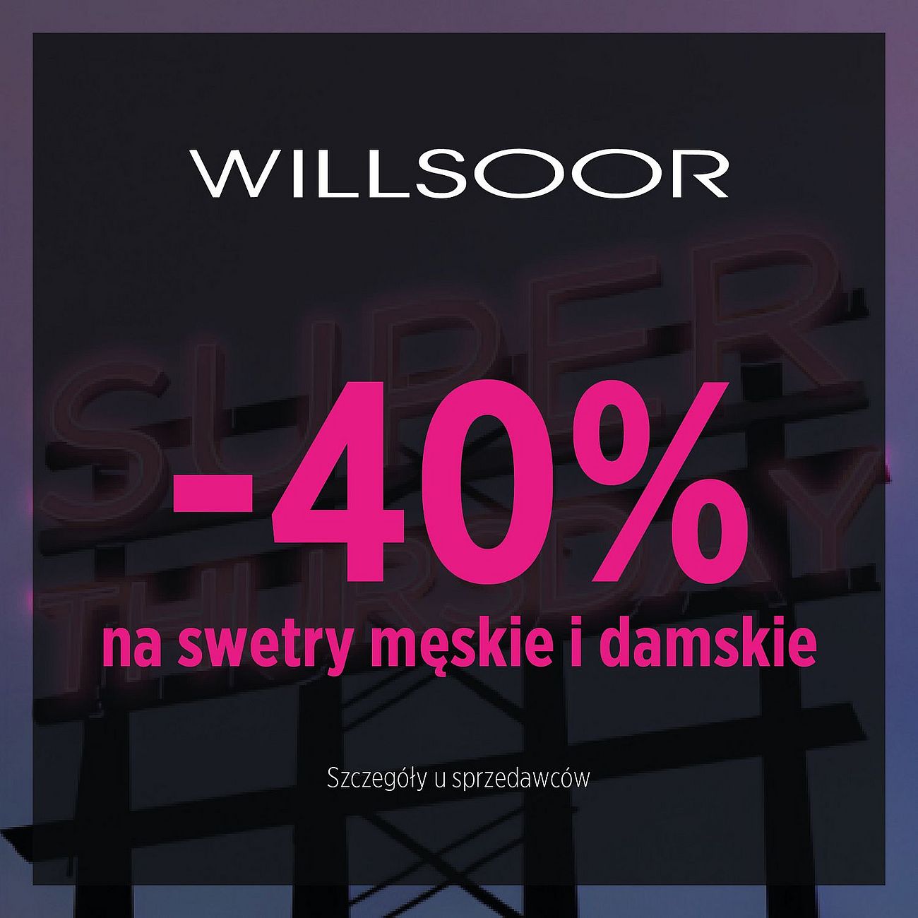 Szczegóły oferty na super czwartek