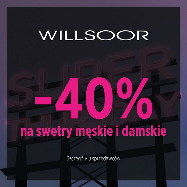 Szczegóły oferty na super czwartek