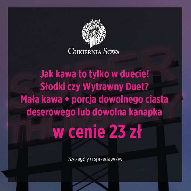 Szczegóły oferty na super czwartek