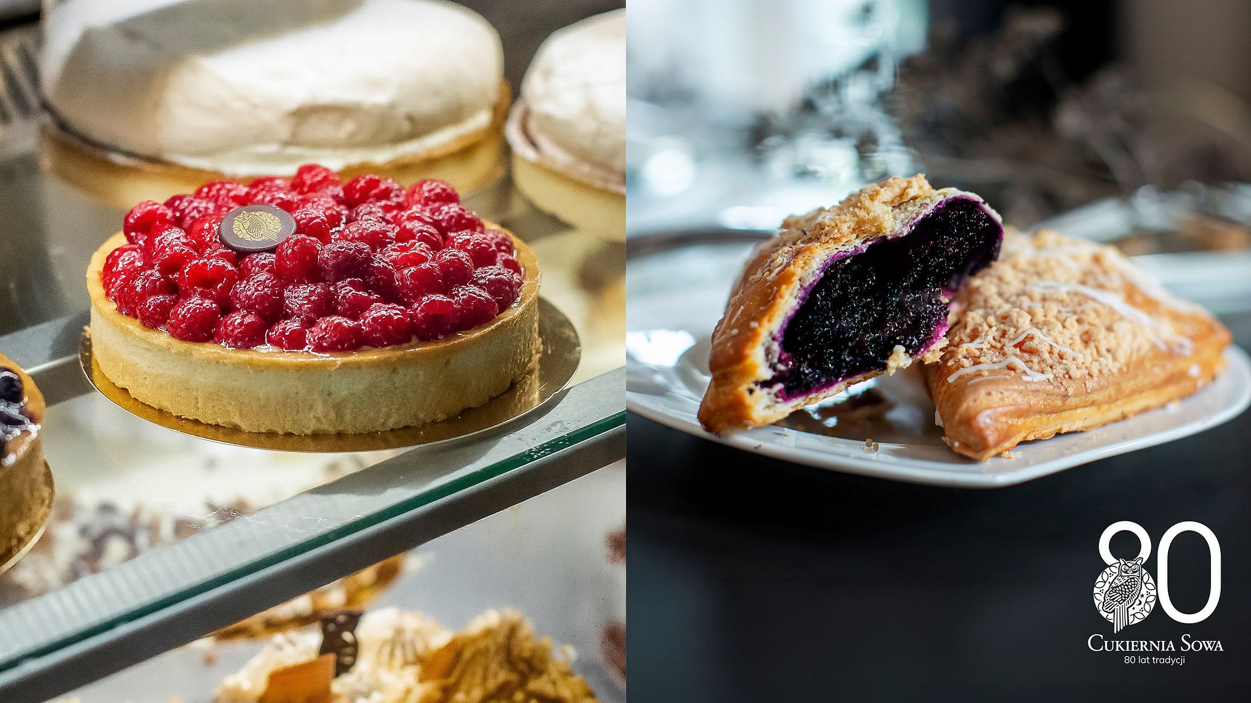 Cakes and pastries by Cukiernia Sowa – 80 years of tradition.