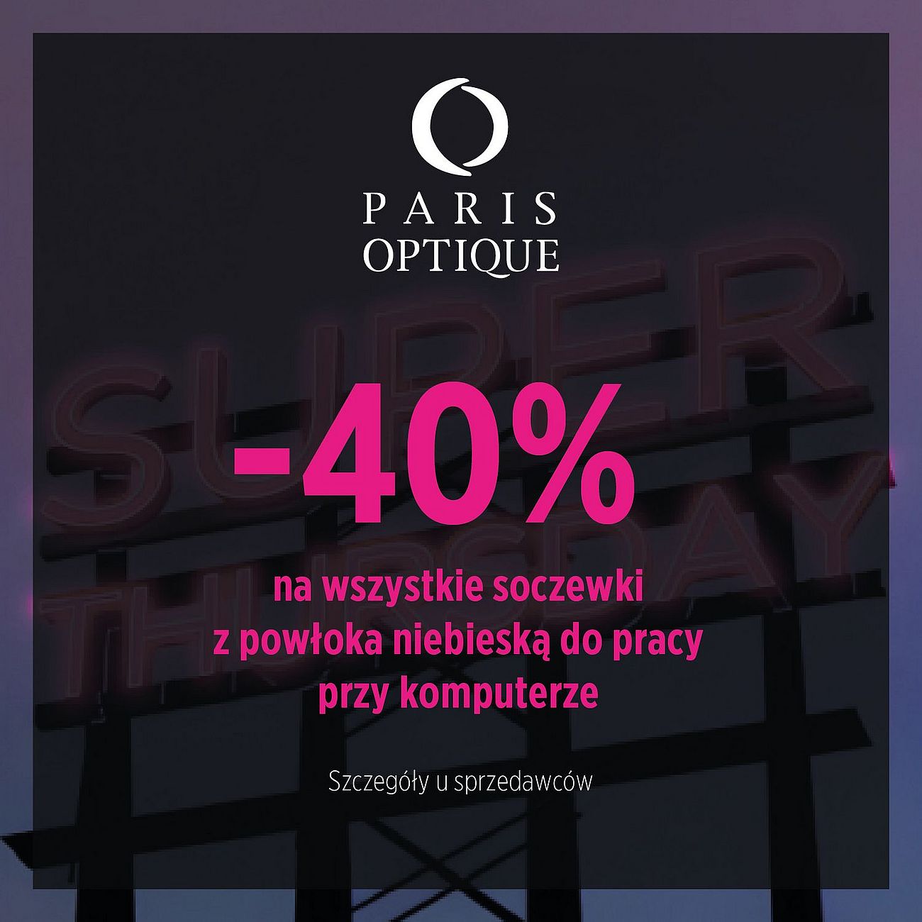 Szczegóły oferty na super czwartek