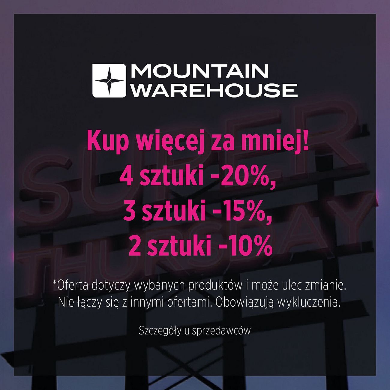 Szczegóły oferty na super czwartek