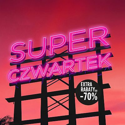 Grafika promocyjna - Super Czwartek