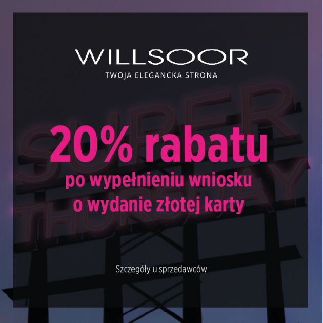 Szczegóły oferty na super czwartek