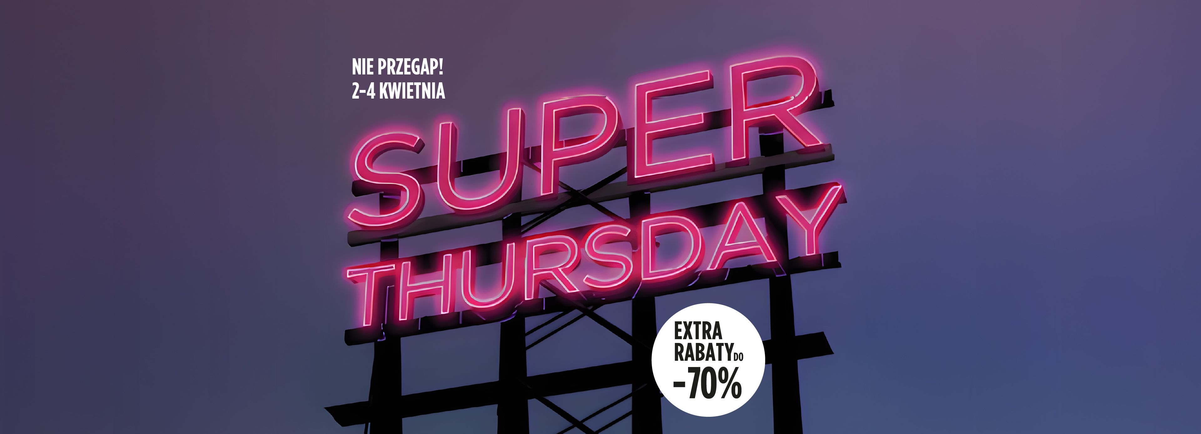 Grafika promocyjna super czwartek