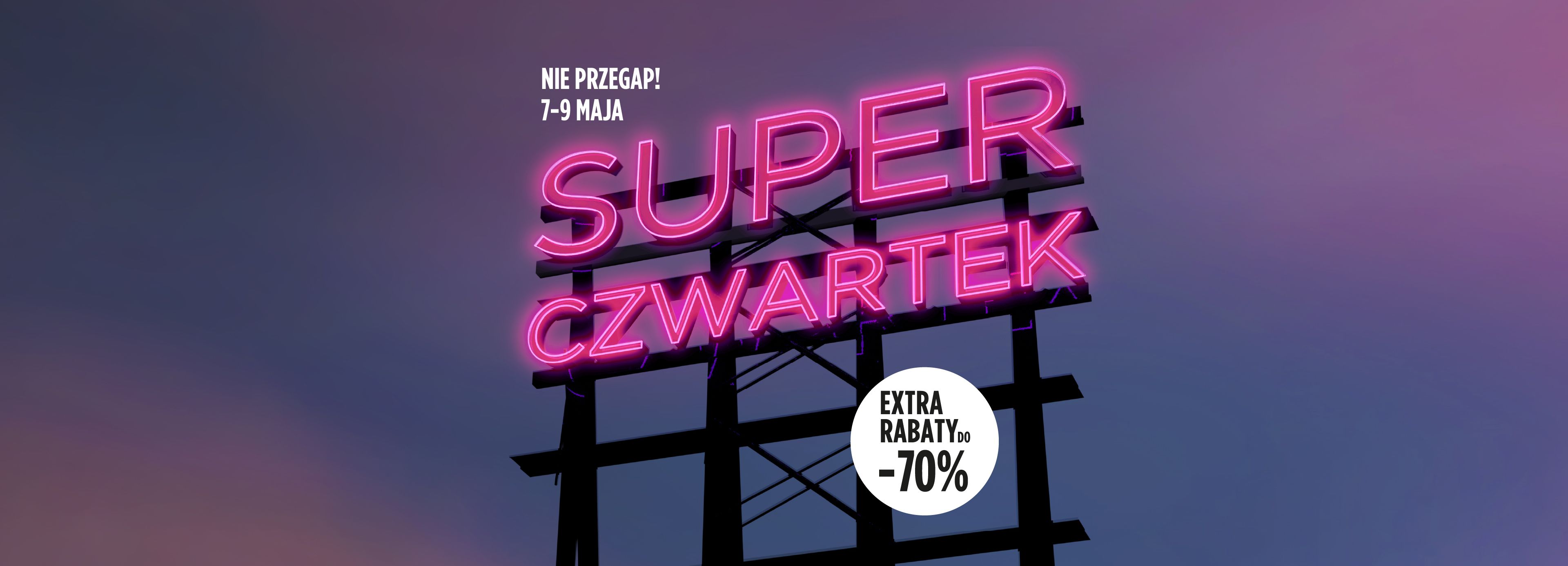 Grafika promocyjna super czwartek