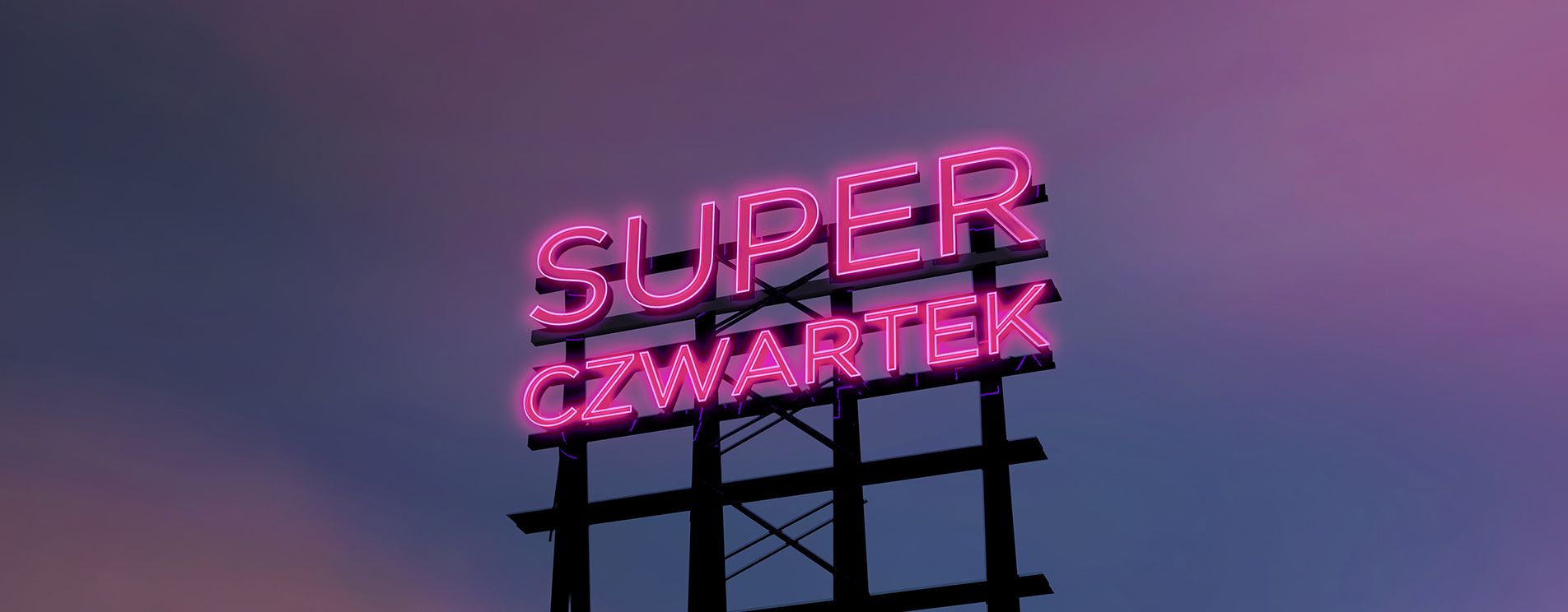 Grafika promocyjna na super czwartek
