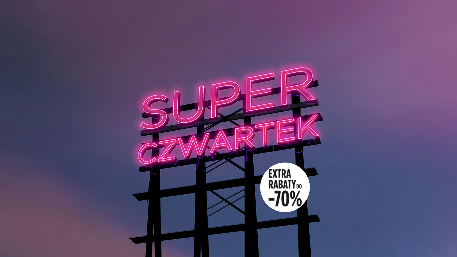Grafika promocyjna super czwartek